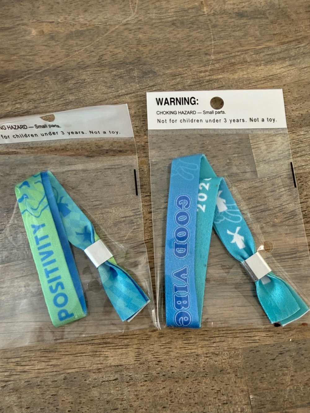 DUTCH BROS- FESTIVAL BANDS- Positivity & Good Vibes- SET of 2